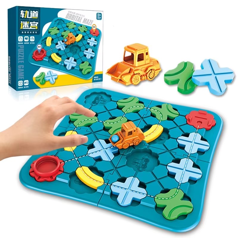 Board Game Qwirkle - Road Maze Bordspel Logica Road Builder