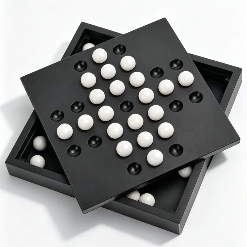 Board Game Fun - Europa Klassiek Single Chess Peg Solitaire