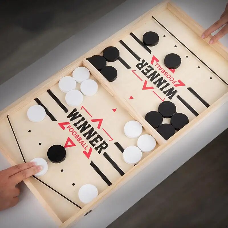 Board Game Jenga - Tafelhockey Tempo Sling Puck Bordspel Snel