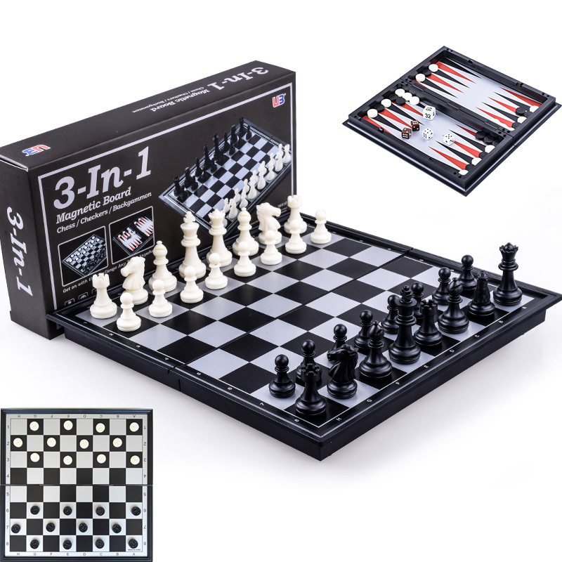 Board Game Zenith - Opvouwbaar magnetisch schaakspel 25 cm dammen