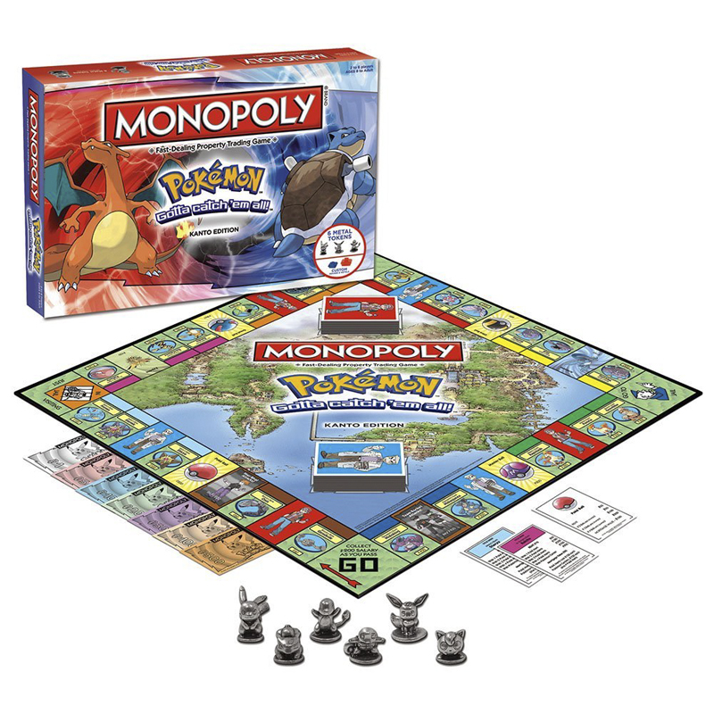 Board Game Monopoli - MONOPOLY Pokemon Bordspel Kaarten Pikachus Charizard
