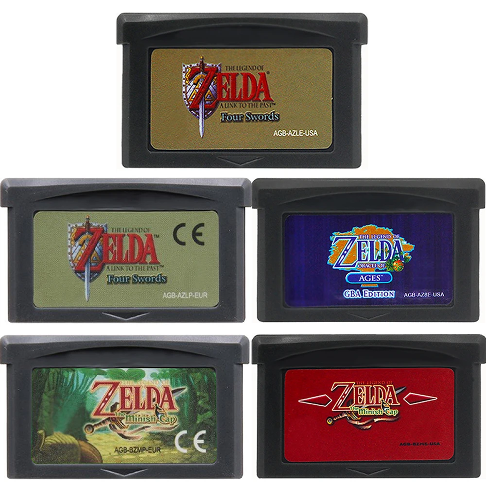 Board Game Zelda - Hot Zelda GBA Game Card Cartridge
