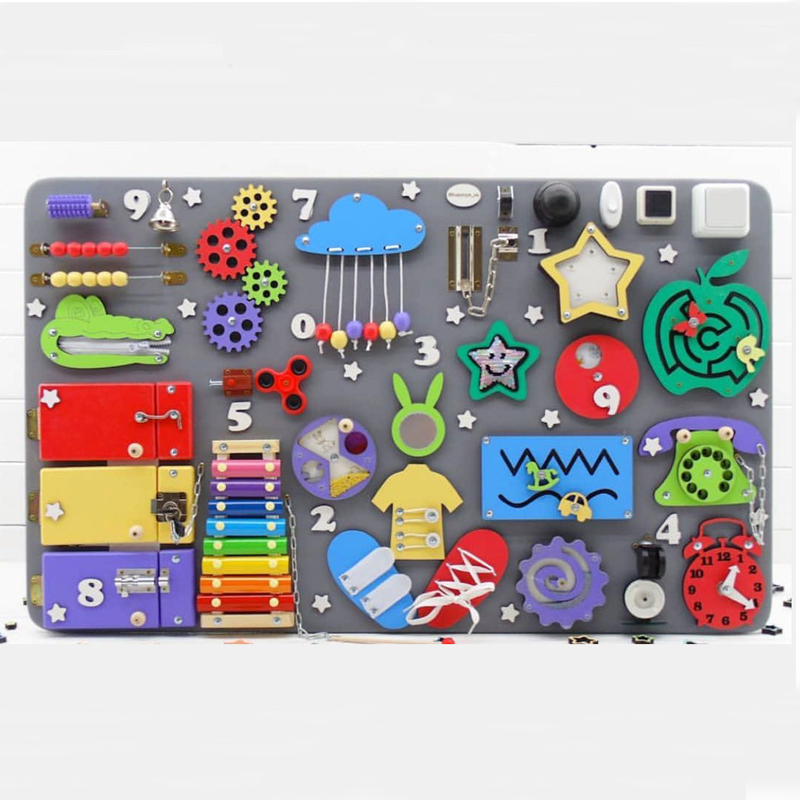 Board Game Zenith - Drukke Board Diy Montessori Speelgoed Lock