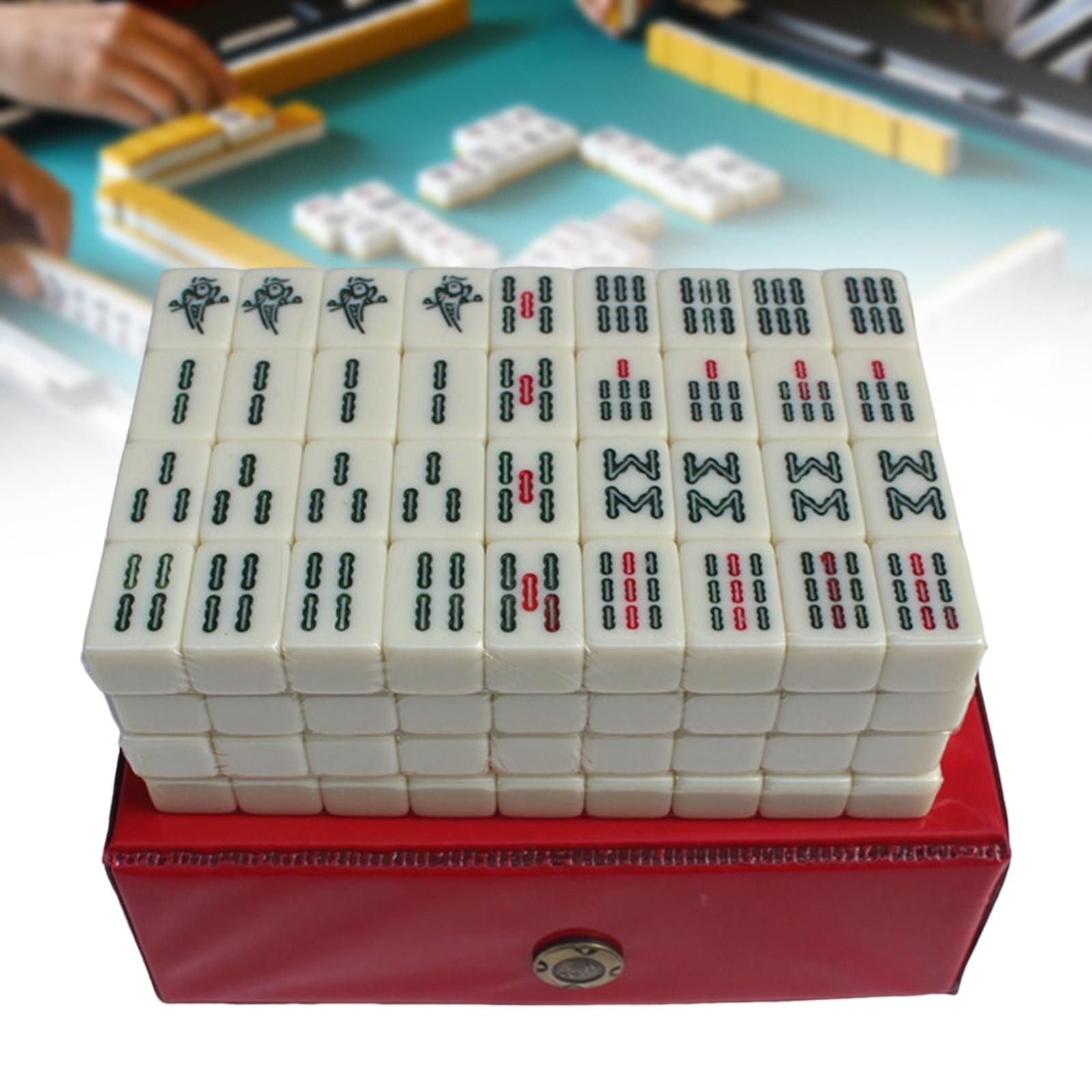 Board Game Jenga - Draagbare Complete Mahjong Spel Set Bordspel