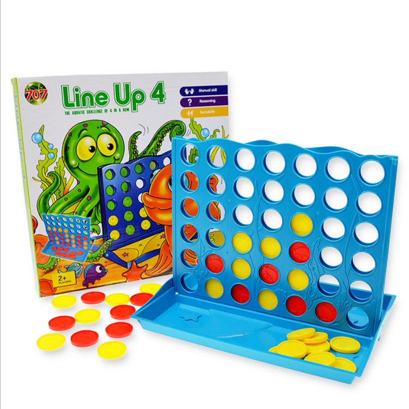 Board Game Fun - 3D Vier-op-een-rij bordspel voor kinderen Ouder-kind