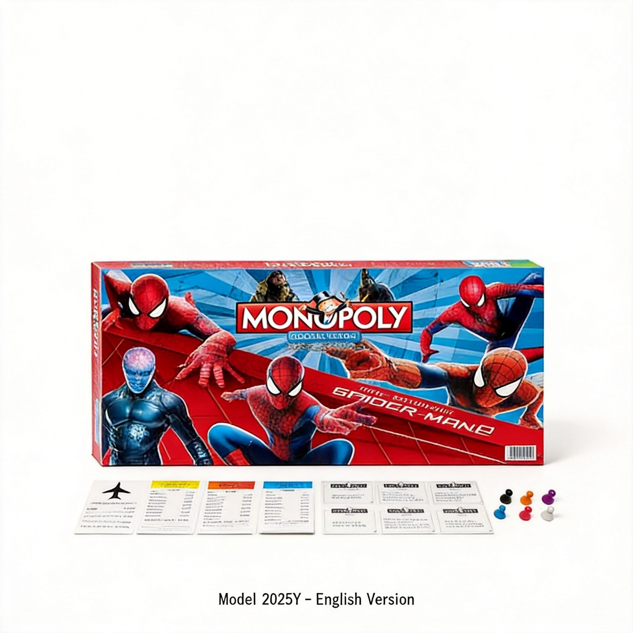 Board Game Monopoli - Spider-Man Monopoly Bordspel - Collector's Choice