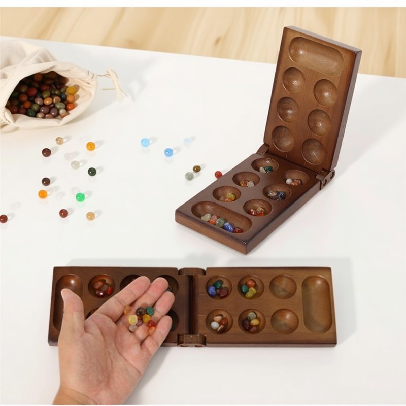 Board Game Fun - Oude Mancala Afrikaanse schaakspel Essentieel bordspel