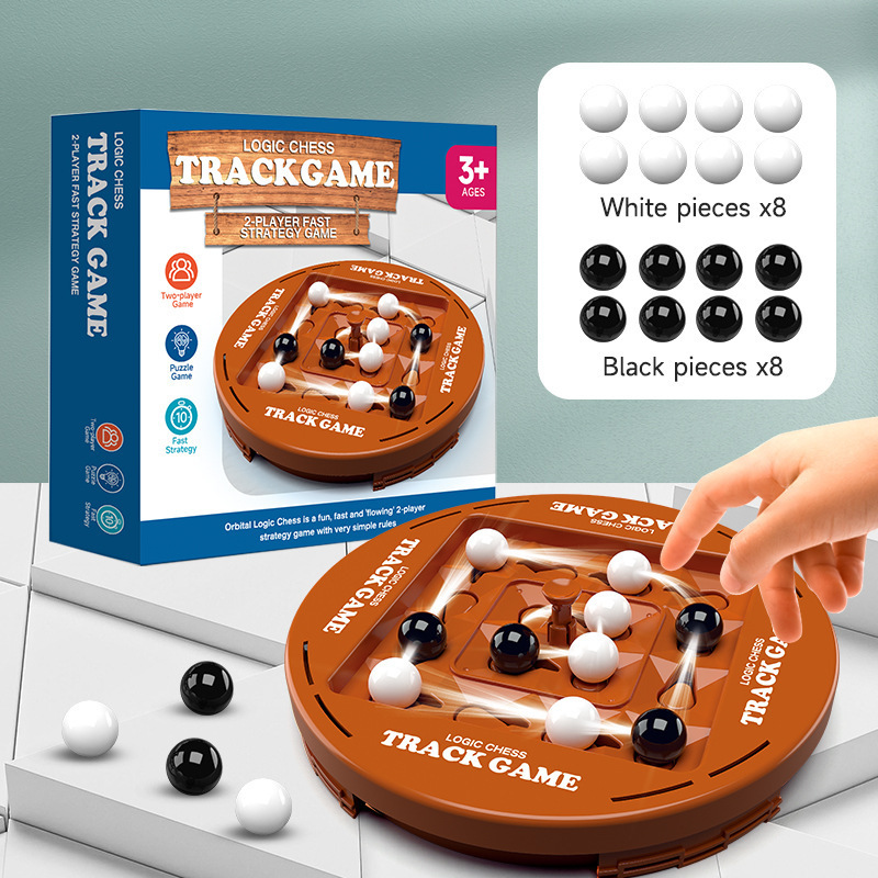 Board Game Fun - Schaakspel Leuk tafelblad Orbitale logica Schaakbordspel