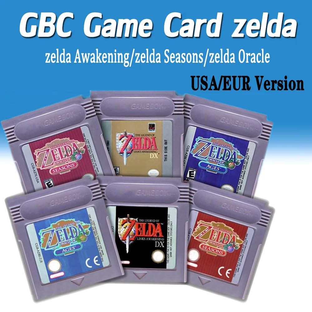Board Game Zelda - GBC Game Card The Legend of