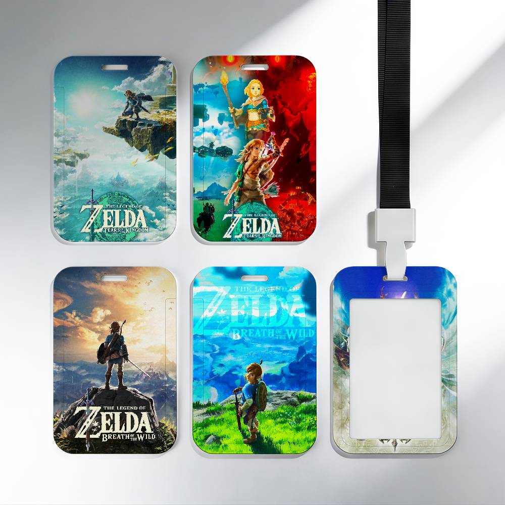 Board Game Zelda - Z-Zeldas-Game-Legend Kaarthouders Houderen pasjeshouder riem Studenten