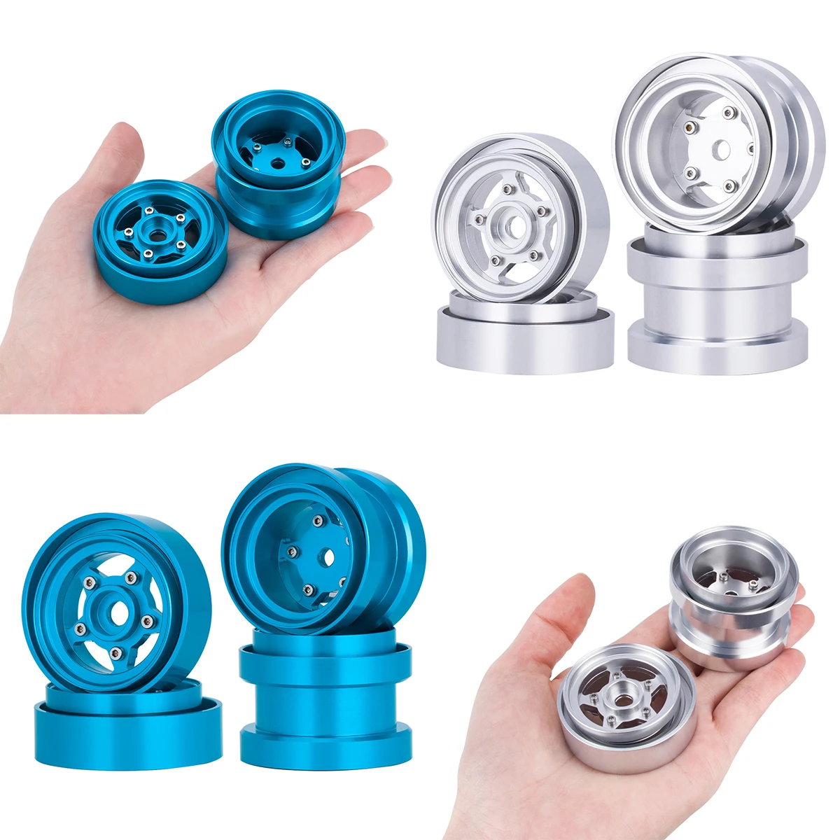Tamiya Model Rc Car - Aluminium Beadlock Wielen voor 1/10 RC