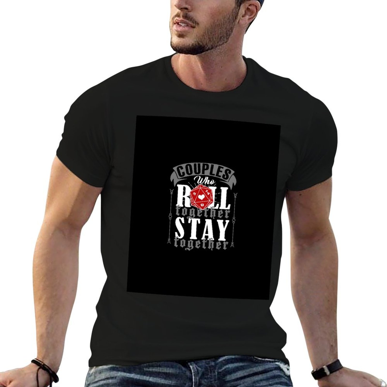 Board Game Festival - Grappig DND Unisex shirt paren DND