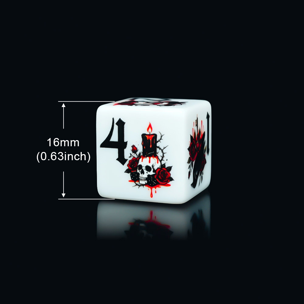 12 stuks Gothic Rose 16MM bedr - Board Game Electronic Table recensie en prijs