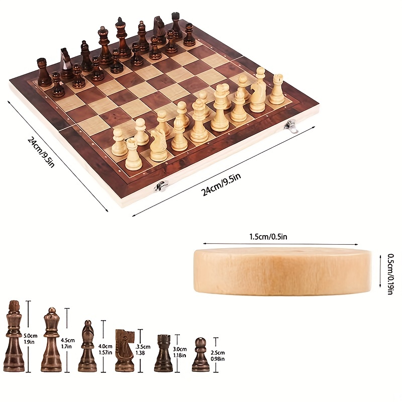 3-in-1 schaakbord, opvouwbaar  - Board Game Zenith recensie en prijs