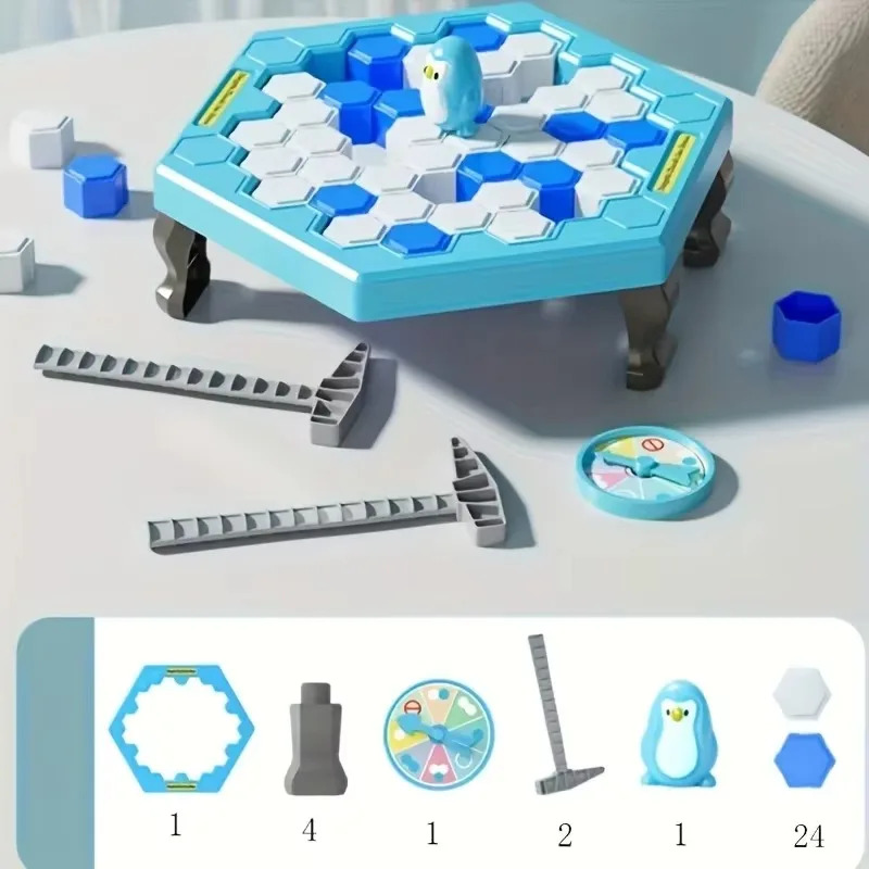 Bespaar pinguïn kloppend ijssp - Board Game Jenga recensie en prijs