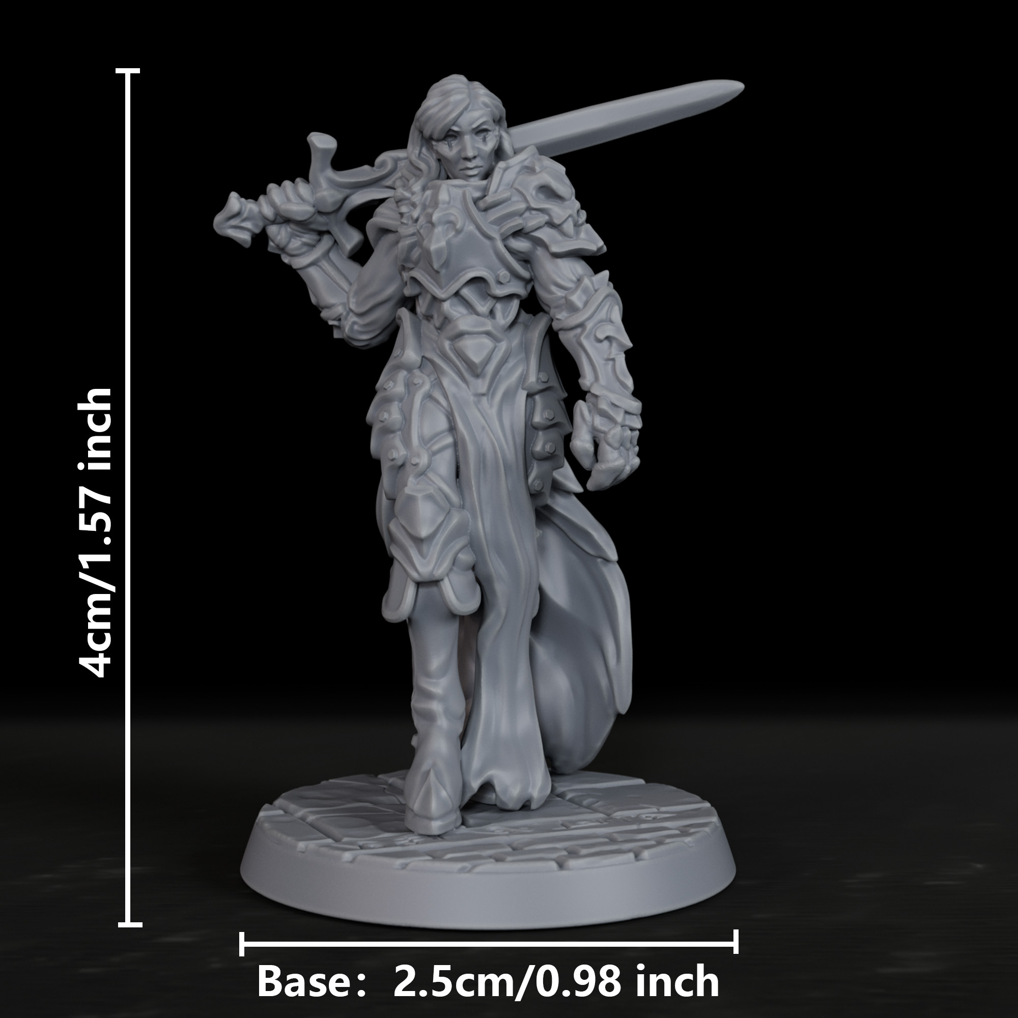 RPG Anti-Paladin miniatuur - K - Board Game Villainous recensie en prijs
