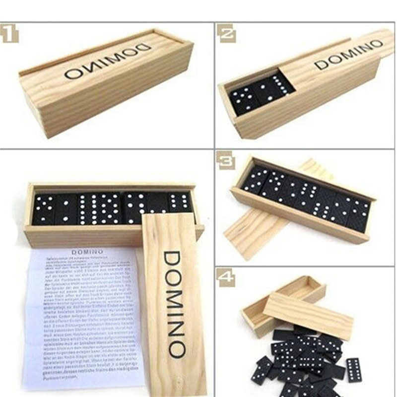 28 stks/set Houten Domino Bord - Board Game Monopoli recensie en prijs