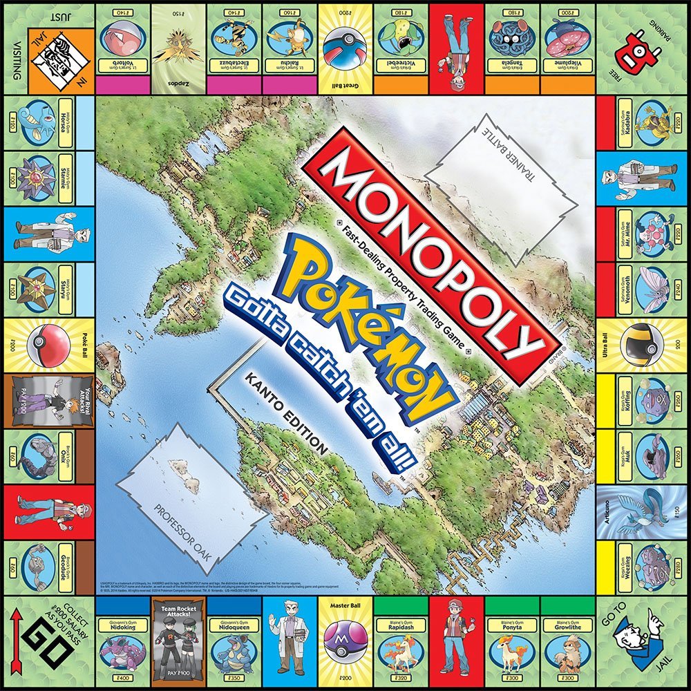 MONOPOLY Pokemon Bordspel Kaar - Board Game Monopoli recensie en prijs