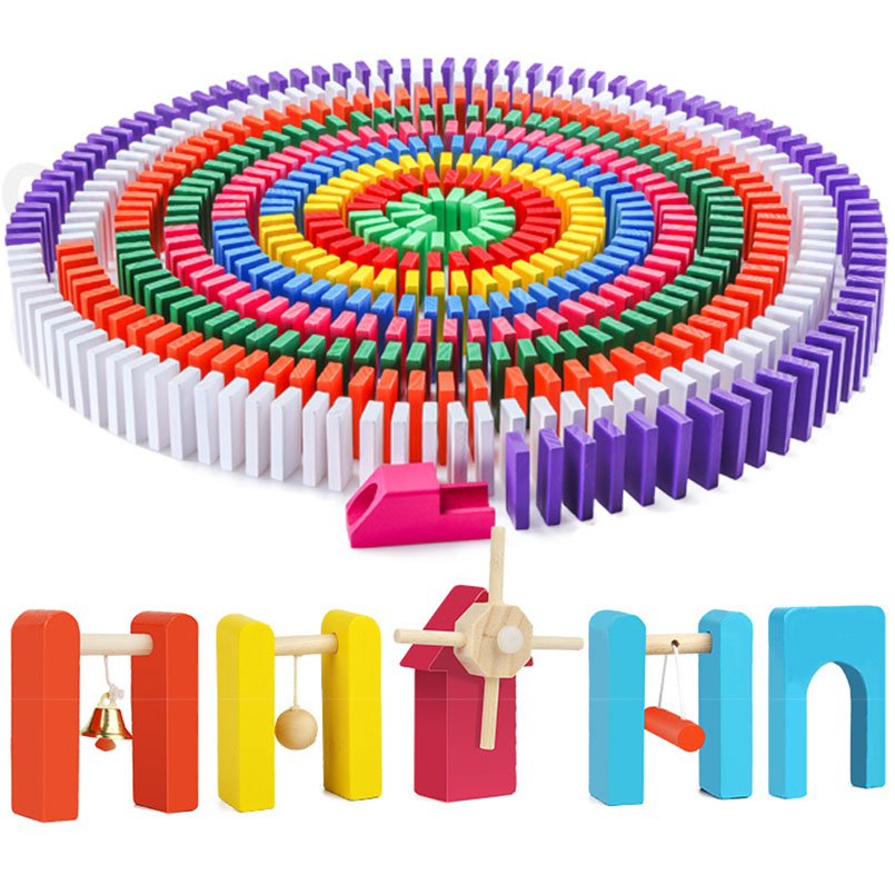 Kinderen Houten Domino Speelgo - Board Game Monopoli recensie en prijs