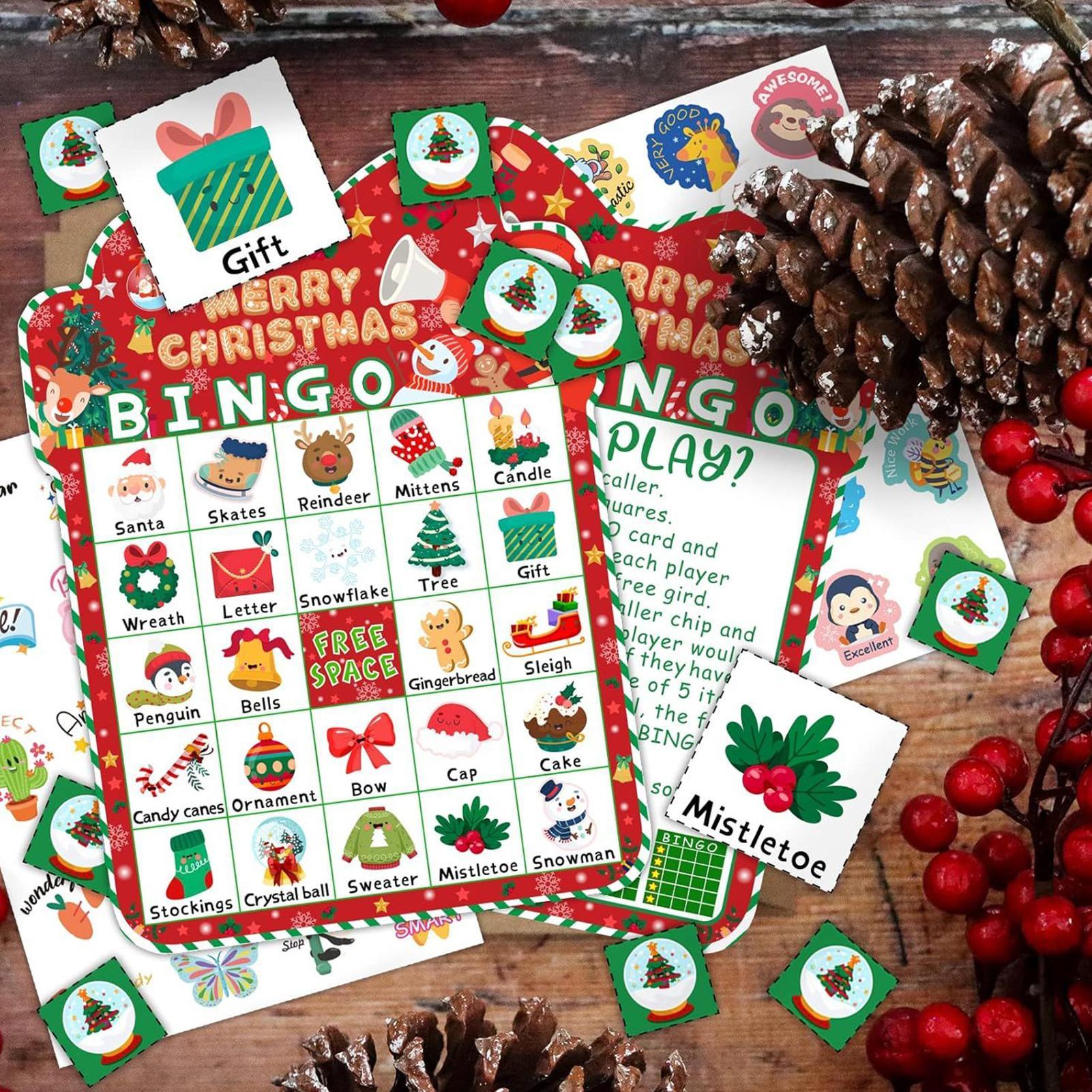 Kerst Bingo Kaarten Kinderen K - Board Game Festival recensie en prijs