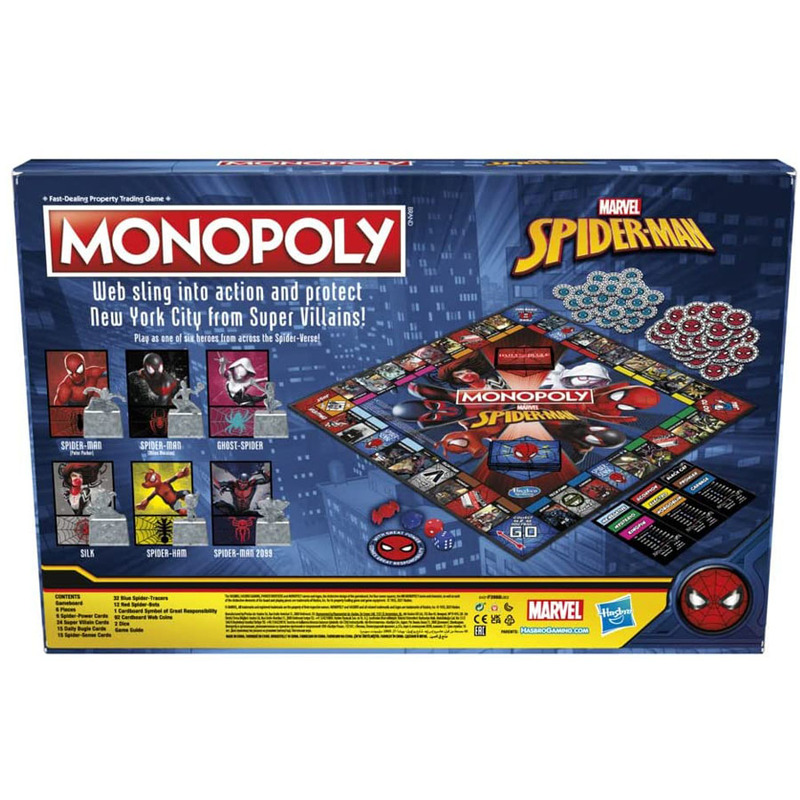 Marvel Spider-Man Monopoly Bor - Board Game Monopoli recensie en prijs
