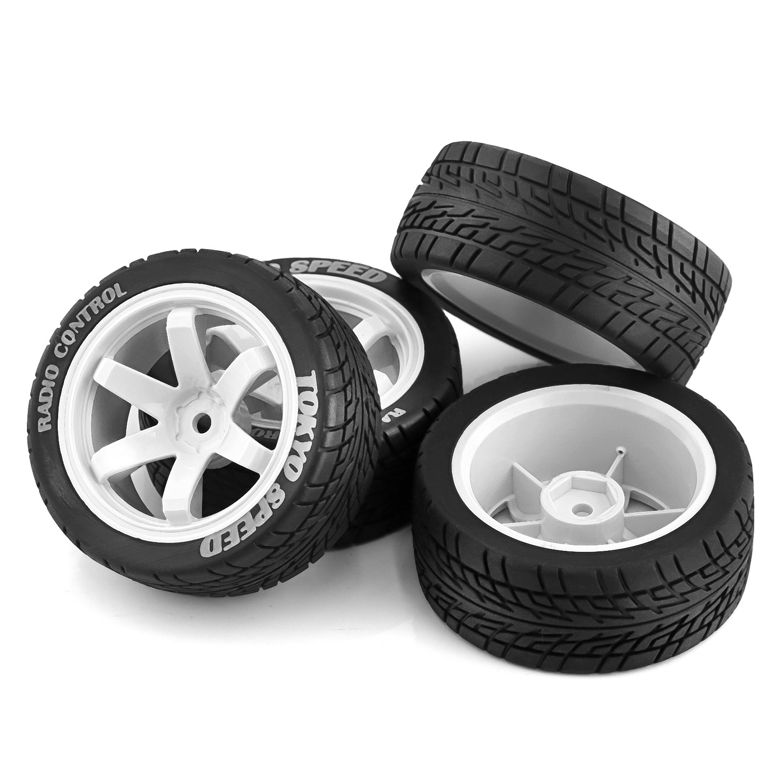 1/10 RC On Road Banden en Velg - Tamiya Model Rc Car recensie en prijs