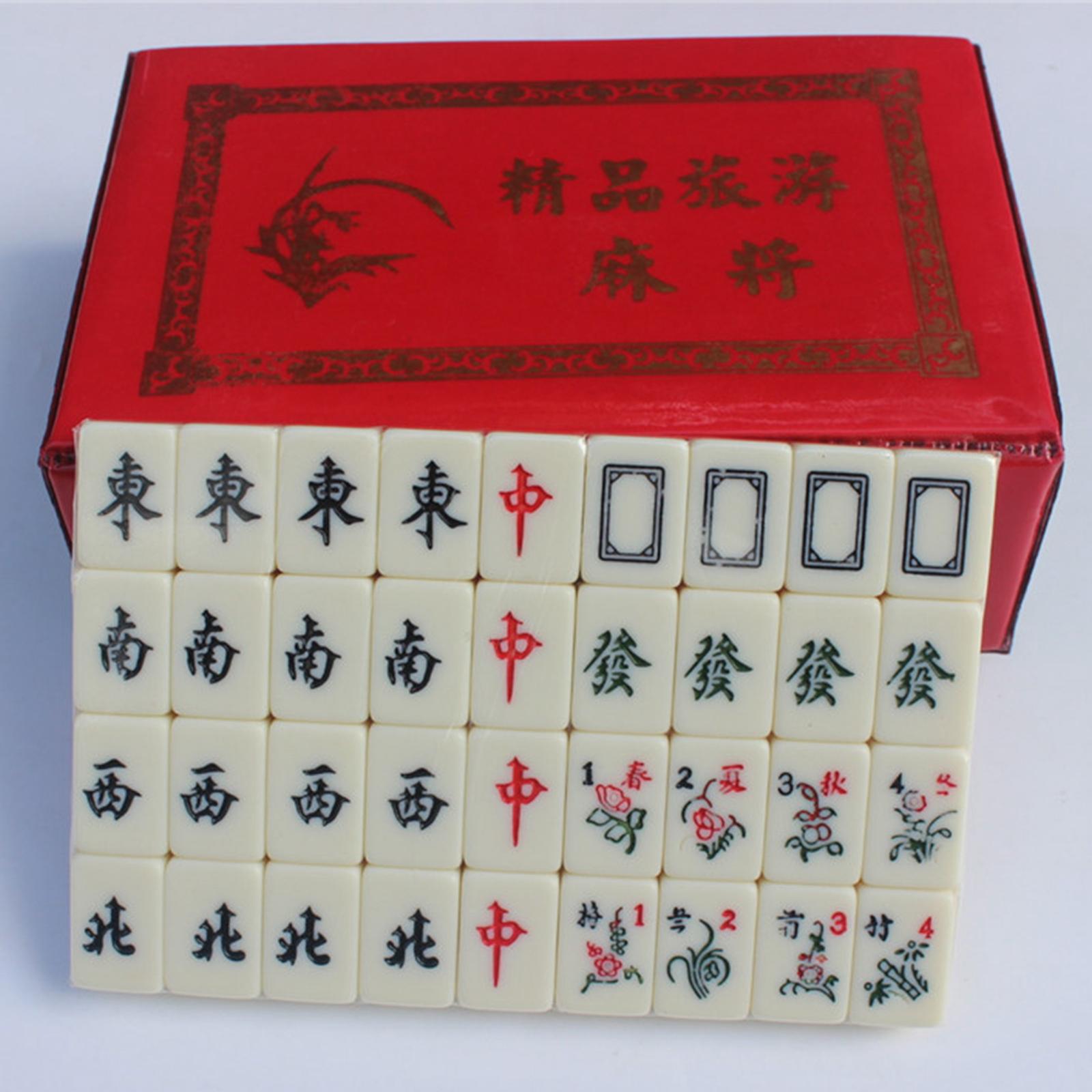 Draagbare Complete Mahjong Spe - Board Game Jenga recensie en prijs