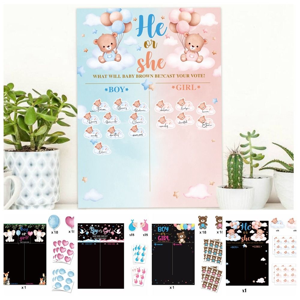 Met stickers Geslachtsonthulli - Board Game Festival recensie en prijs