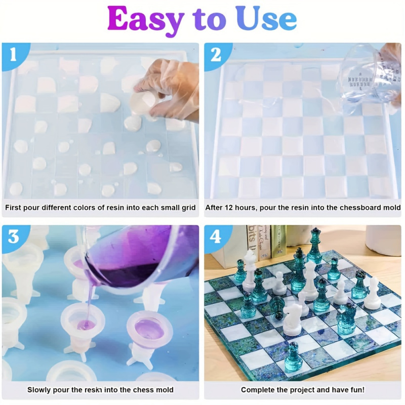 23-delige schaakspel met silic - Board Game Diy recensie en prijs