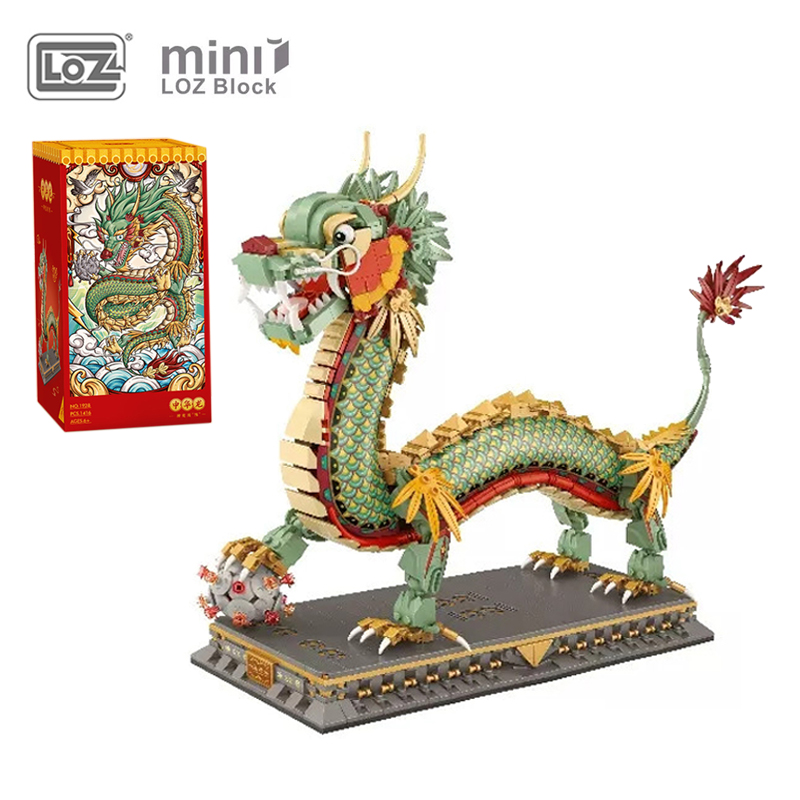 LOZ 1416pcs Chinese Draak Mode - Lego Set Creator recensie en prijs