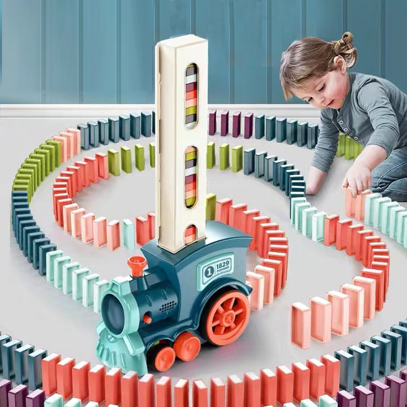 Automatische dominotrein Elekt - Board Game Monopoli recensie en prijs