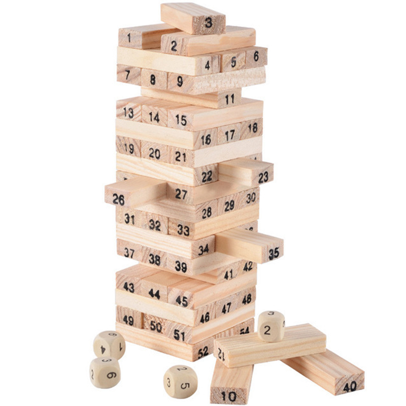 54 stuks bouwstenen speelgoed  - Board Game Monopoli recensie en prijs