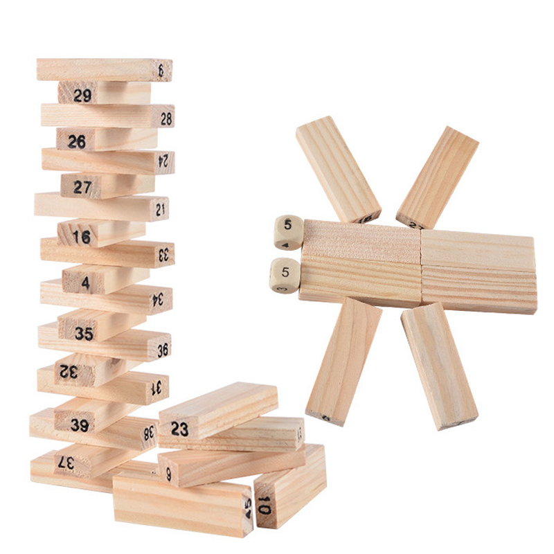 54 stuks bouwstenen speelgoed  - Board Game Monopoli recensie en prijs