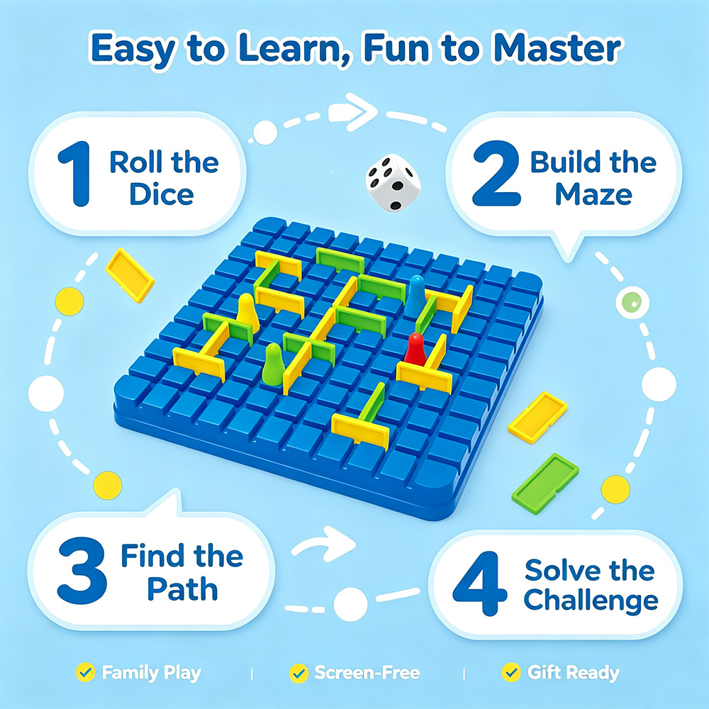 Breakout Maze Barrier Blocking - Board Game Qwirkle recensie en prijs