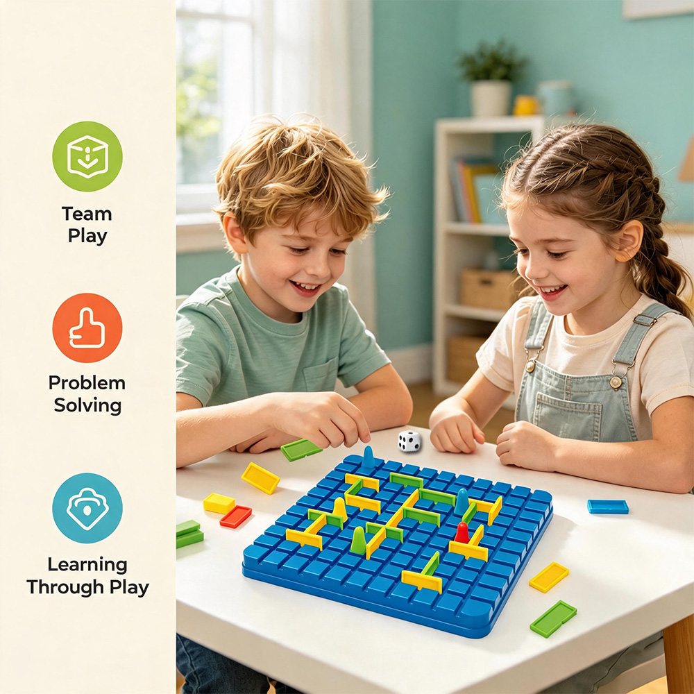 Breakout Maze Barrier Blocking - Board Game Qwirkle recensie en prijs