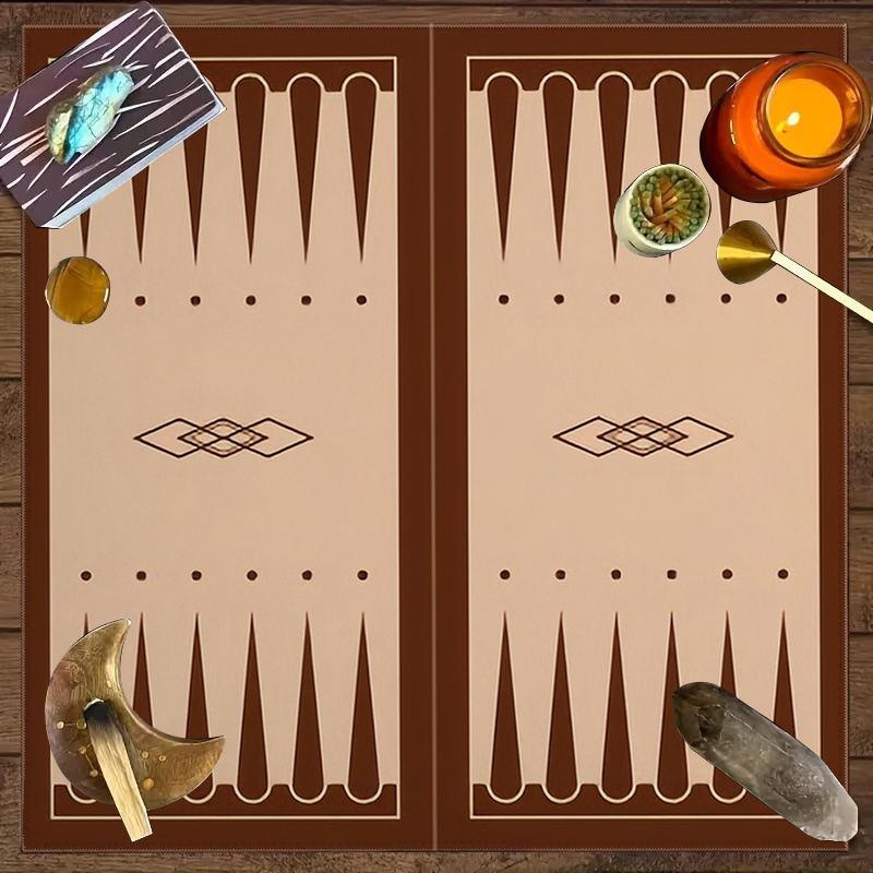1pc Bruin Backgammon Bord Gedr - Board Game Zenith recensie en prijs