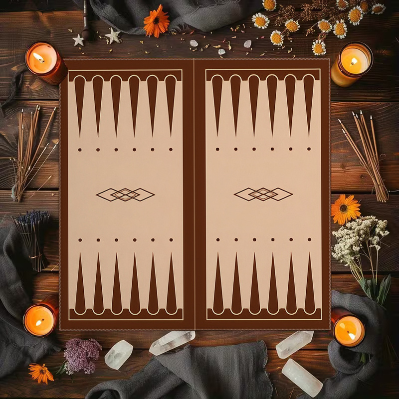 1pc Bruin Backgammon Bord Gedr - Board Game Zenith recensie en prijs