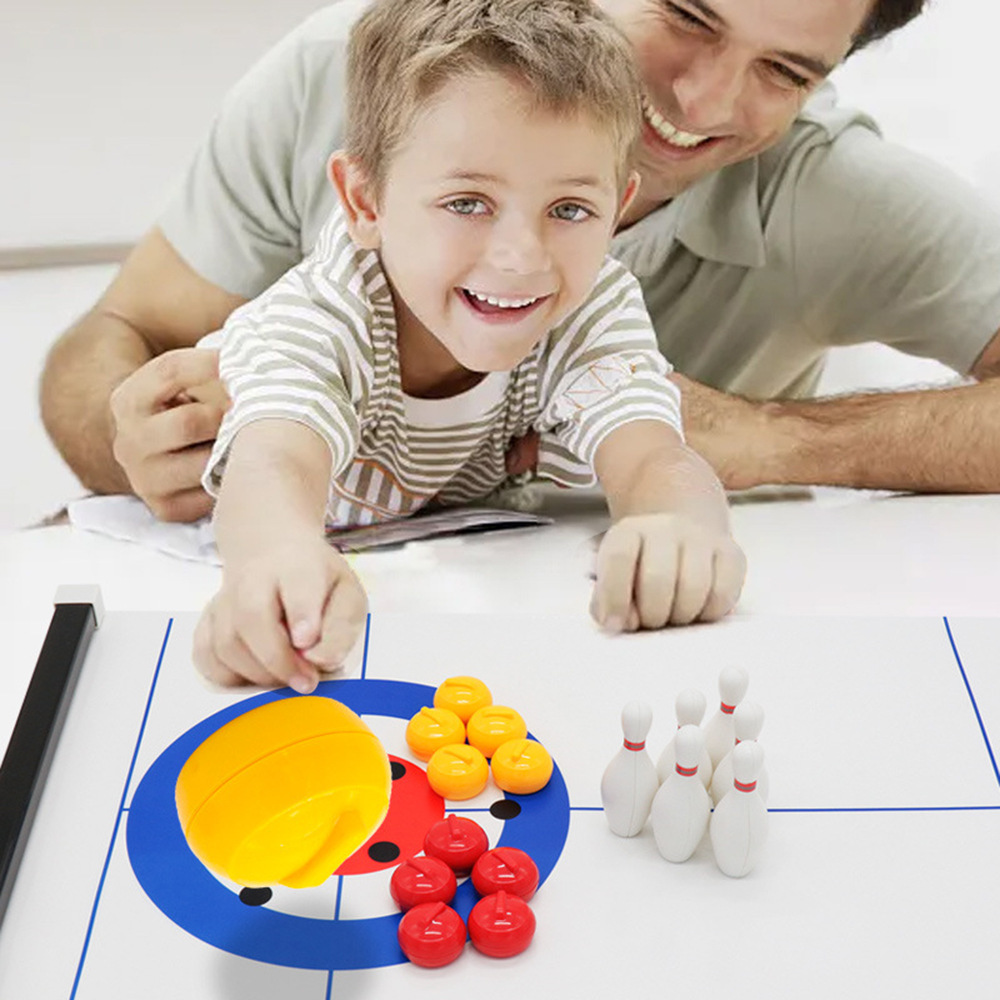 Nieuw Mini Curling & Bowling T - Board Game Electronic Table recensie en prijs