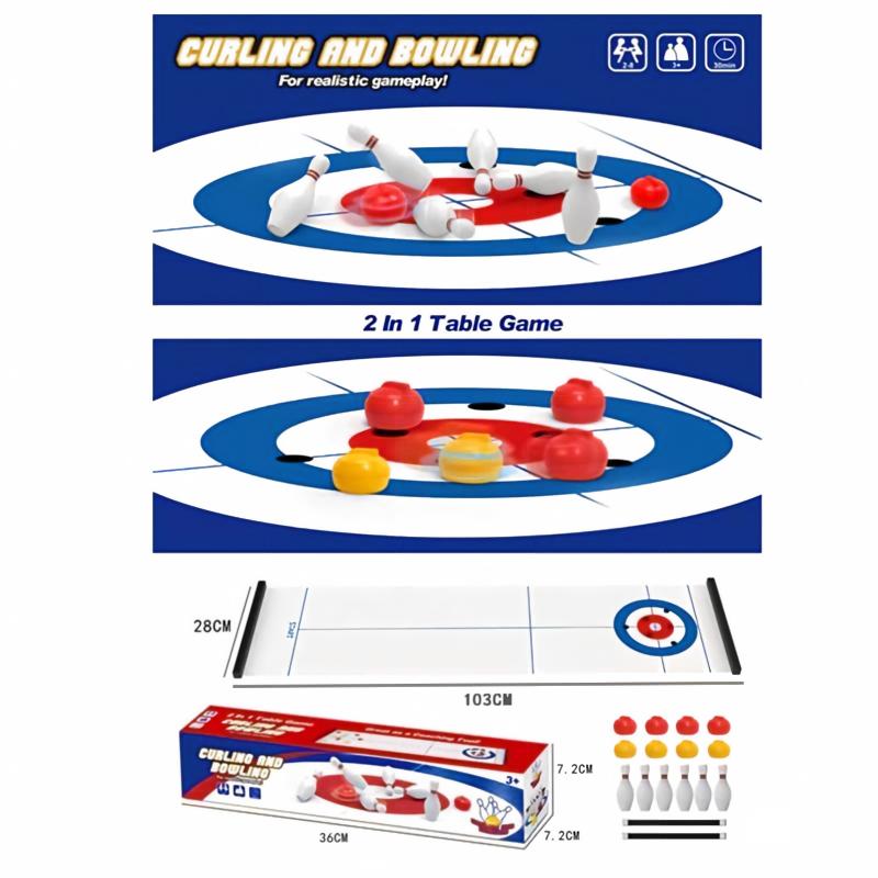 Nieuw Mini Curling & Bowling T - Board Game Electronic Table recensie en prijs