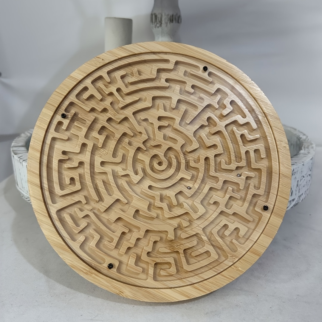 Circulair houten doolhofspel,  - Board Game Qwirkle recensie en prijs