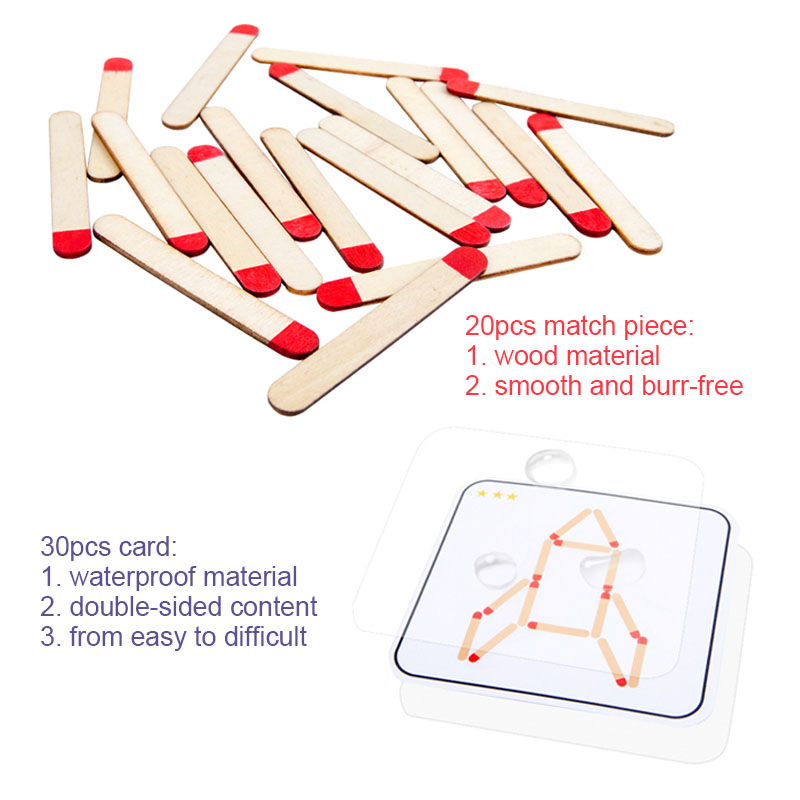 Montessori Matches Puzzels Spe - Board Game Fun recensie en prijs