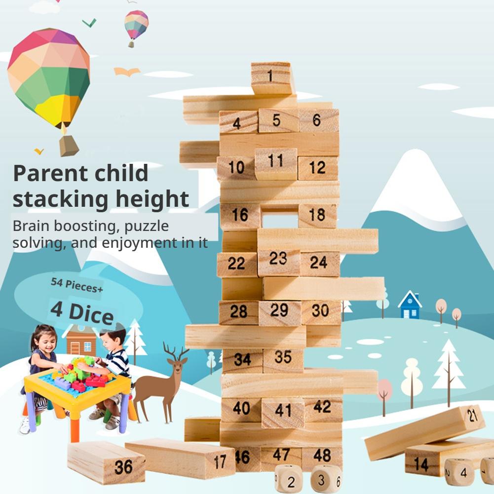 Kleine houten bouwblokken voor - Board Game Jenga recensie en prijs