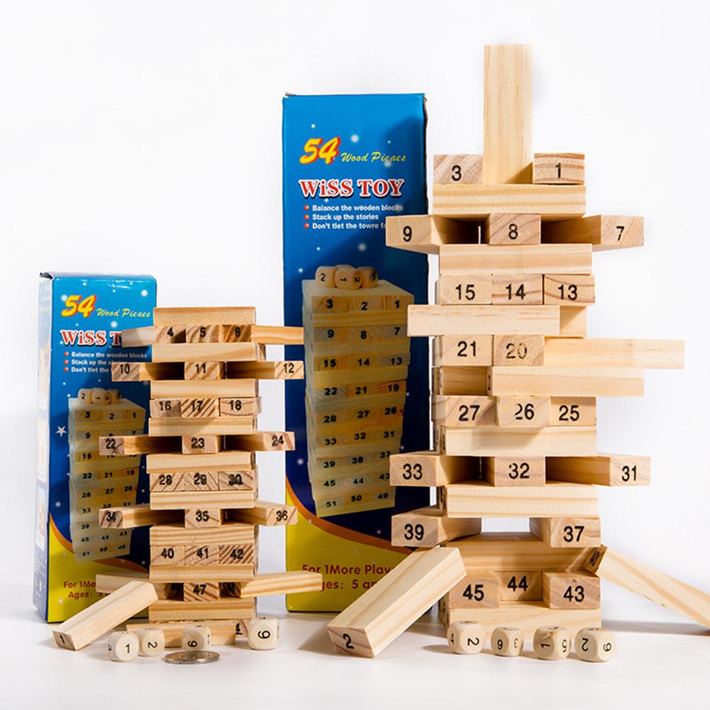Kleine houten bouwblokken voor - Board Game Jenga recensie en prijs