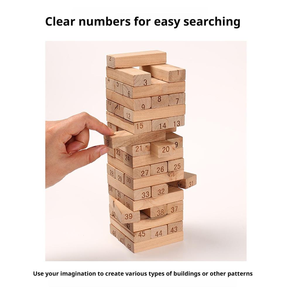 Kleine houten bouwblokken voor - Board Game Jenga recensie en prijs