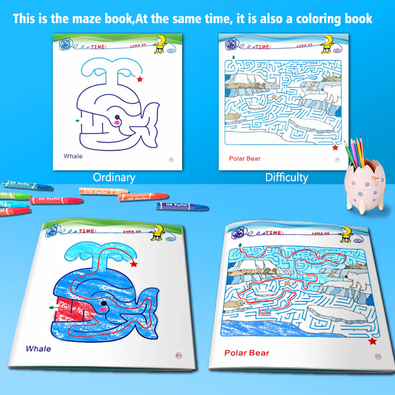 Labyrint kleurboek, kinderen l - Board Game Qwirkle recensie en prijs