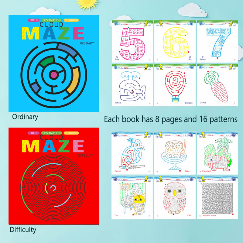 Labyrint kleurboek, kinderen l - Board Game Qwirkle recensie en prijs