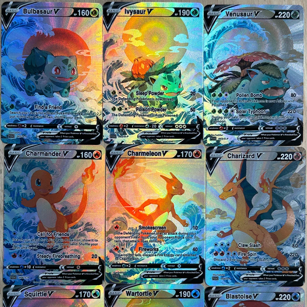 9 stks/set DIY Anime PTCG Coll - Board Game Diy recensie en prijs