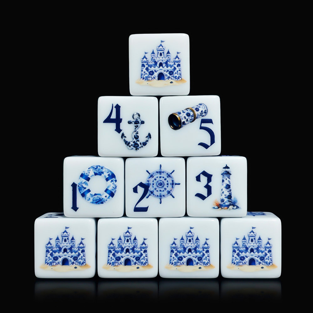 12 stuks blauwe nautische 16MM - Board Game Electronic Table recensie en prijs