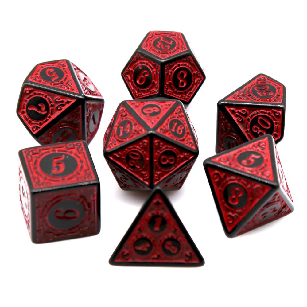 7 Stuks Zwart Rood Acryl Polyh - Board Game Electronic Table recensie en prijs
