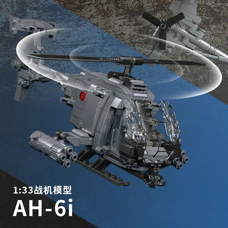 Diy Militaire AH-6i Helikopter - Lego Set Creator recensie en prijs